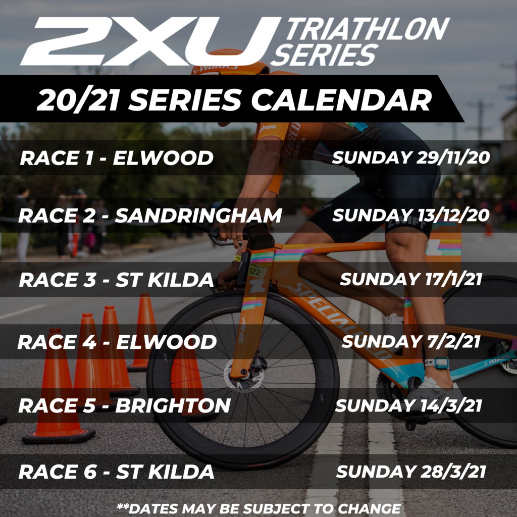 Tri Series 2021 Calendar 2XU Triathlon Series